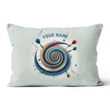 Load image into Gallery viewer, Spiral Dartboard Custom Pillow Personalized Darts Gifts For Dart Player LDT1163