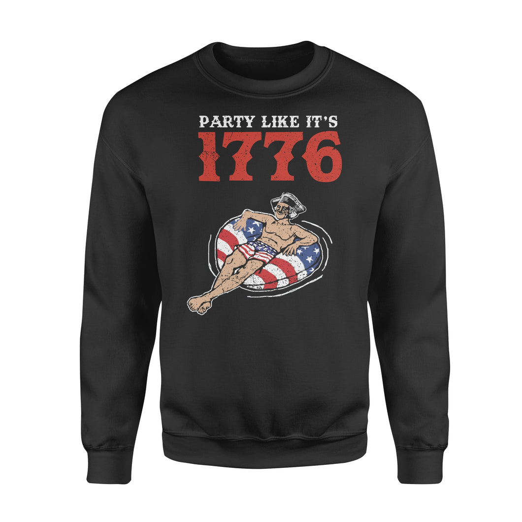 Women's USA Patriotic party like it's 1776 - Standard Crew Neck Sweatshirt