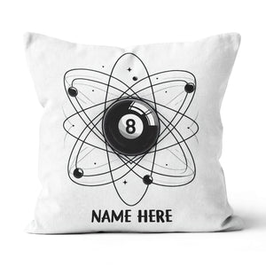 8 Ball Pool Funny Pillows Custom Adjustable Pillow For Billiard Lovers TDM0850