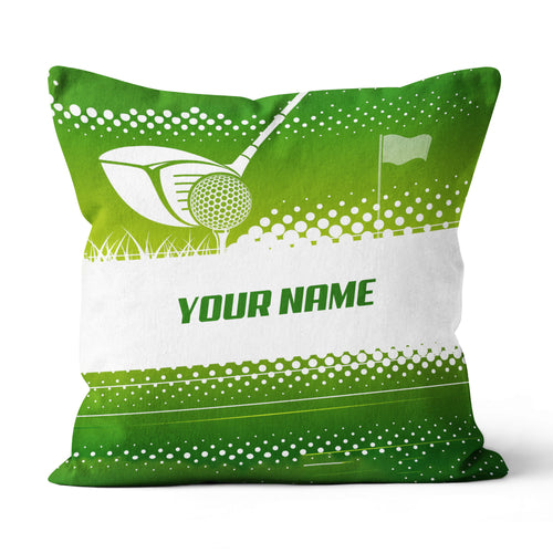 Golf Game Green Background Custom Golf Pillow Personalized Golf Gifts LDT1093