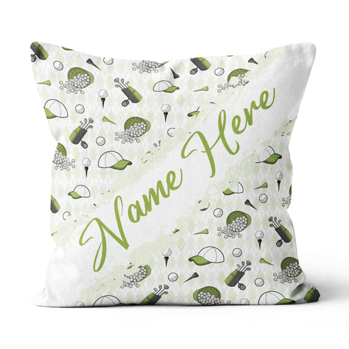 Customized Golf Pattern, Personalized Golf Decorative Pillows YYD0001