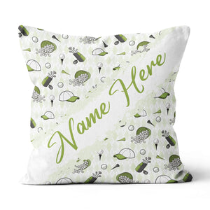Customized Golf Pattern, Personalized Golf Decorative Pillows YYD0001