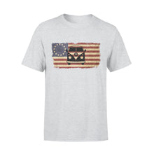 Load image into Gallery viewer, Campervan American flag shirt, camping shirt- 3DQ38
