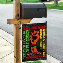 Load image into Gallery viewer, Black Lives Matter Kindness Is Everything Flag