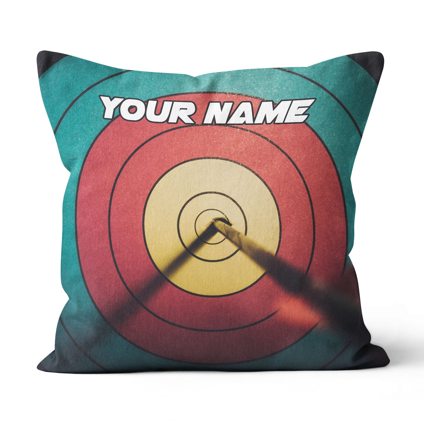 Personalized 3D Target Archery Pillow Custom Throw Pillow Archery Gifts VHM0858