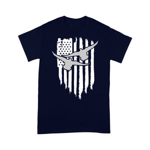 Duck Hunting American Flag Clothes, Shirt for Hunting - Standard T-shirt