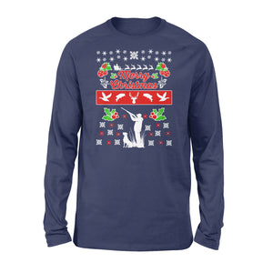 Merry Christmas Hunting standard Long sleeves Hunting dog - Christmas gift ideas for hunter FSD585
