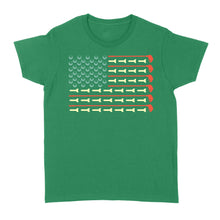Load image into Gallery viewer, Golf Ball vintage American flag Golf Club, gifts for golf lovers D06 NQS3313 Golf Women's T-shirt