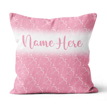 Load image into Gallery viewer, Personalized Pink Bow And Arrow Archery Throw Pillow Top Valentine Gifts VHM0946