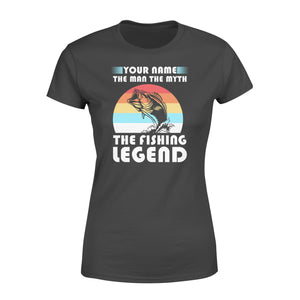 Custom name the man the myth the legend 1970s vintage retro personalized gift - Standard Women's T-shirt