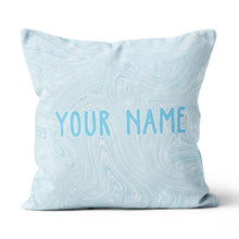 Load image into Gallery viewer, Blue Liquid Paints Custom Name Pillow Personalized Cool Golf Gifts LDT1131