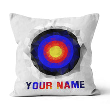 Load image into Gallery viewer, Personalized 3D Target Archery Throw Pillow Custom Pillow Archery Gifts VHM0876