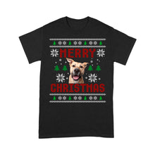 Load image into Gallery viewer, Custom Pet Face Dog Mom, Dog Lover Gift Ugly Christmas shirts NQSD7 - Standard T-shirt