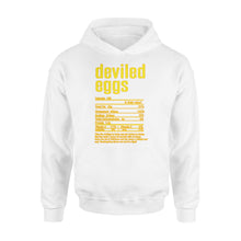 Load image into Gallery viewer, Deviled eggs nutritional facts happy thanksgiving funny shirts - Standard Hoodie