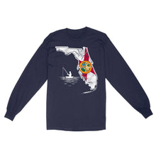 Load image into Gallery viewer, Long Sleeve - Florida fishing shirt gift for Florida fisherman