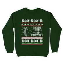Load image into Gallery viewer, Driving home for Christmas funny Ugly Christmas Shirt, Christmas golf gifts D02 NQS4181 Sweatshirt
