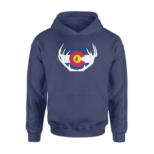 Colorado Flag Elk hunting Hoodie - FSD1250D03