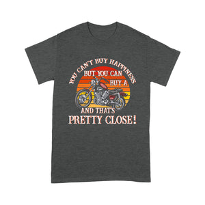 You Can't Buy Happiness But Buy A Motorcycle - Biker T-shirt, Cool Rider Shirt for Dad, Grandpa, Husband| NMS04