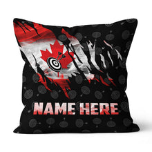 Load image into Gallery viewer, Smoke Canada Flag Custom Darts Pillow Patriotic Personalized Darts Gifts LDT1181