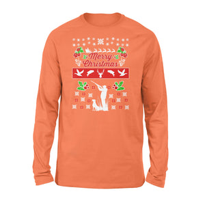 Merry Christmas Hunting standard Long sleeves Hunting dog - Christmas gift ideas for hunter FSD585