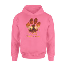 Load image into Gallery viewer, Custom dog&#39;s name dog paws mom autumn halloween personalized gift - Standard Hoodie
