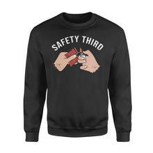 Load image into Gallery viewer, Safety third oversize Standard Crew Neck Sweatshirt