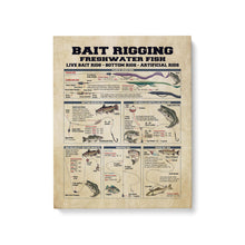 Load image into Gallery viewer, Freshwater bait rigging Matte Canvas (1.25")
