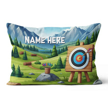 Load image into Gallery viewer, Funny Cartoon Archery Throw Pillow Personalized Archery Decorative Gifts TDM0838