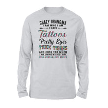 Load image into Gallery viewer, Crazy Grandma funny shirt, gift for grandma,grandmother NQS780 - Standard Long Sleeve