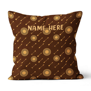 Personalized Archery Arrows Pattern Pillow Best Custom Pillow For Archer TDM0870
