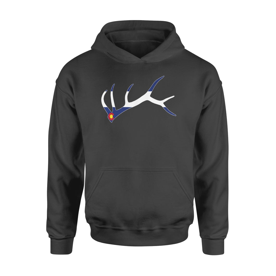 Colorado elk hunting horn NQS1114 D03 - Standard Hoodie