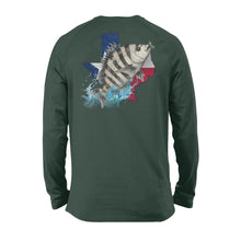 Load image into Gallery viewer, Sheepshead season Texas Sheepshead fishing - Standard Long Sleeve