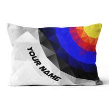 Load image into Gallery viewer, Personalized 3D Target Archery Throw Pillow Custom Pillow Archery Gifts VHM0875