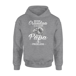 Being Grandpa is an honor, being papa is priceless NQS774 D06 - Standard Hoodie