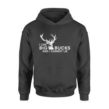 Load image into Gallery viewer, I Like Big Bucks And I Cannot Lie Hoodie - FSD62