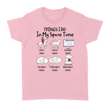 Load image into Gallery viewer, Things I Do In My Spare Time, Horse Gifts For Girls, Women, Gift for horse lovers D03 NQS2676 - Standard Women&#39;s T-shirt