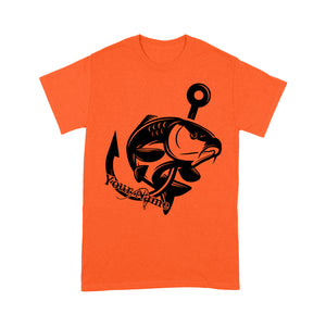 Carp fishing tattoos Customize name T-shirt, personalized fishing gifts for fisherman - NQS1208