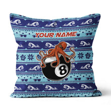 Load image into Gallery viewer, Personalized Pillows Funny Ball 8 Wave Pattern, Billiard Throw Pillows TDM0783