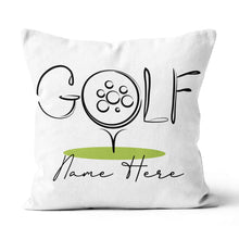 Load image into Gallery viewer, Golf Icon Custom Name Golf Pillow Personalized Cool Golfing Gifts LDT1208