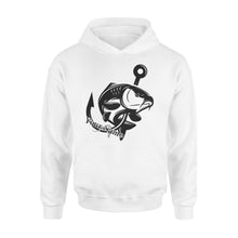 Load image into Gallery viewer, Carp fishing tattoos Customize name Hoodie, personalized fishing gifts for fisherman - NQS1208