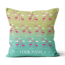 Load image into Gallery viewer, Gradient Tropical Flamingo Custom Golf Pillow Personalized Golfing Gifts LDT1106