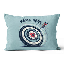 Load image into Gallery viewer, Personalized Blue Funny Target Archery Pillow, Gifts For Archery Lovers VHM0937