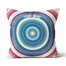 Load image into Gallery viewer, Personalized Grunge Patriotic Target Pillow Custom Archery Throw Pillow TDM0802