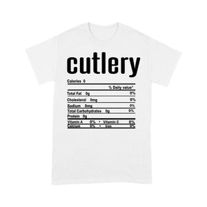 Cutlery nutritional facts happy thanksgiving funny shirts - Standard T-shirt