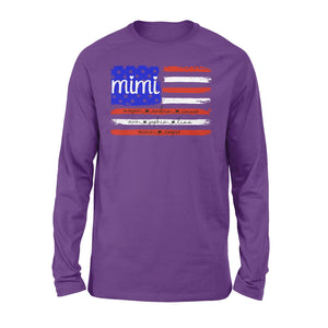 Mimi nickname custom name 4th July US flag shirt personalized gift