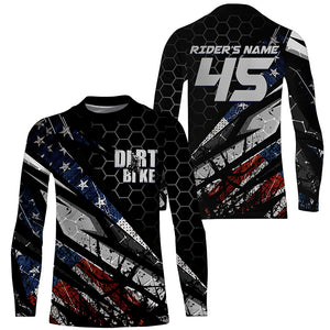 American Motocross jersey personalized kid&adult UPF30+ dirt bike riding shirt off-road motorcycle PDT270