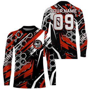 Custom extreme Motocross racing jersey adult&kid UPF30+ biker Live To Ride off-road red MX shirt PDT241