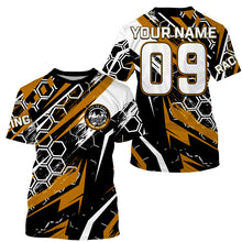 Load image into Gallery viewer, Custom extreme Motocross racing jersey adult&amp;kid UPF30+ biker Live To Ride off-road orange MX shirt PDT240